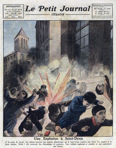 Faits divers : une explosion provoquée par des détonateurs de grenade dans une musette abandonnée jouée par des enfants après la sortie d
