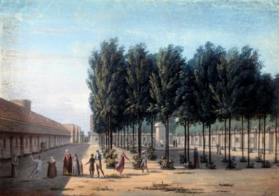 Vue de la cour des Paisibles à l