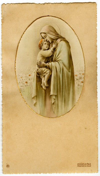 Vierge avec enfant (gravure) - Anonymous Anonymous