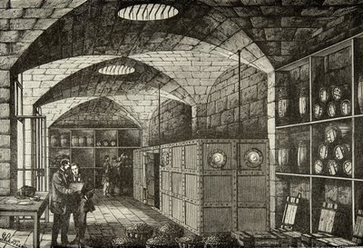 Caves du trésor de la Banque de France au 19e siècle - Anonymous Anonymous