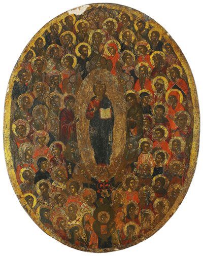 Deesis, XVIIe siècle - Anonymous Russian icon painter