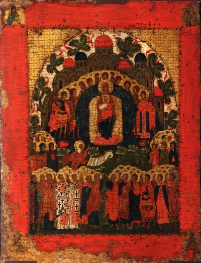 En Toi se réjouit, fin du 15ème siècle - Anonymous Russian icon painter