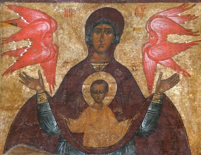 Notre-Dame du Signe, 16ème siècle - Anonymous Russian icon painter