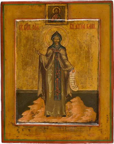 Sainte Anne de Kashin, 19e siècle - Anonymous Russian icon painter