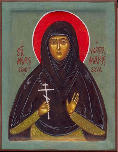 Sainte Mère Maria, 20e siècle - Anonymous Russian icon painter