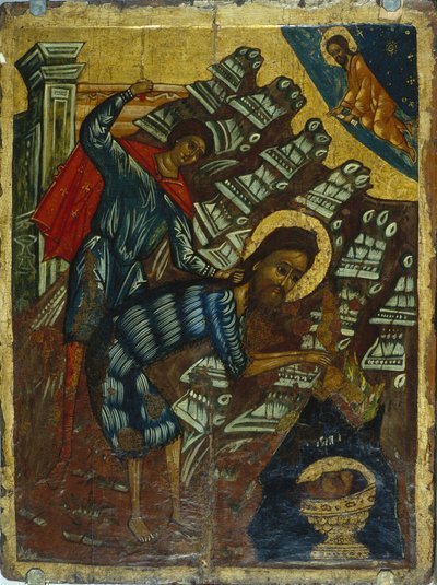 La Décapitation de Saint Jean-Baptiste, seconde moitié du 16ème siècle - Anonymous Russian icon painter