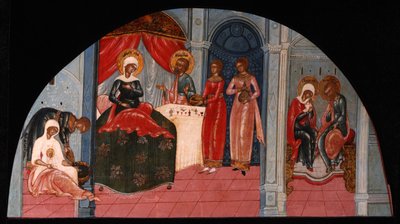 La Nativité de la Vierge, milieu du 19e siècle - Anonymous Russian icon painter