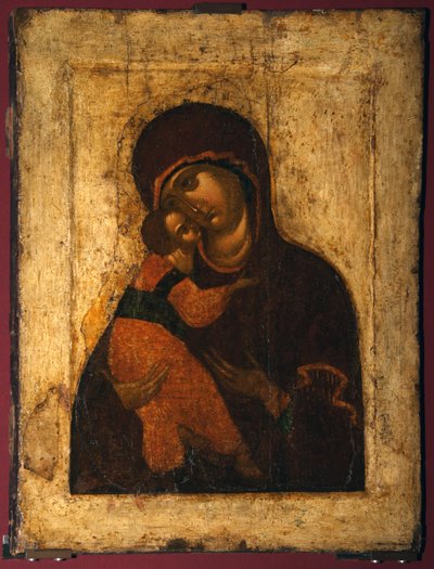La Vierge de Vladimir, dernier quart du 15e siècle - Anonymous Russian icon painter