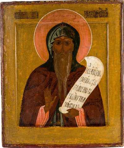 Vénérable Nikita Stylites de Pereyaslavl, 17e siècle - Anonymous Russian icon painter