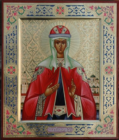 Vénérable Sofia de Souzdal - Anonymous Russian icon painter