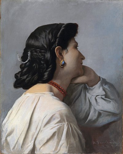 "Iphigénie" tête de femme - Anselm Feuerbach