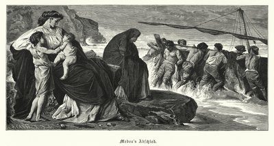 Adieux de Médée : scène de la tragédie grecque antique Médée d