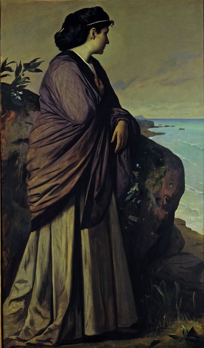 Sur le rivage moderne Iphigénie, 1875 - Anselm Feuerbach