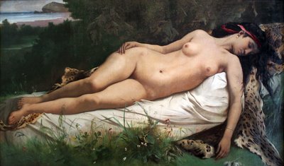 Nymphe au repos - Anselm Feuerbach