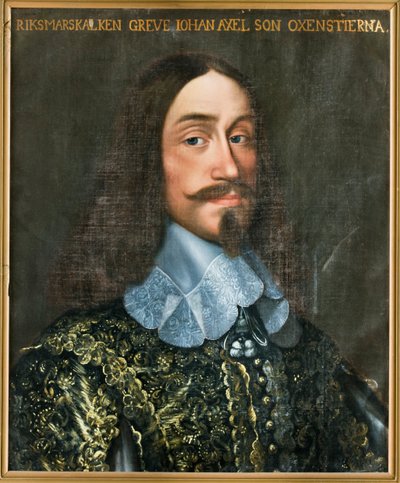 Portrait du comte Johan Axelsson Oxenstierna 1611-1657 - Anselm van Hulle