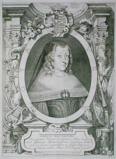 Amalie Elisabeth de Hanau-Münzenberg (1602-51) de 
