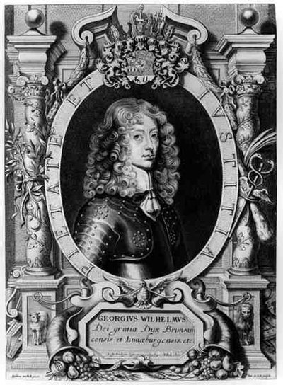 Portrait de George Wilhelm, Électeur de Brandebourg (1595-1640), gravé par Petr de Iode - Anselmus van Hulle