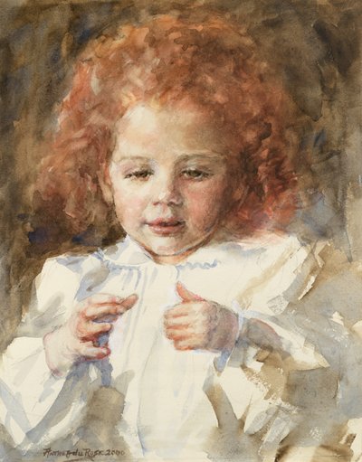 Petite fille comptant - Anthea Durose