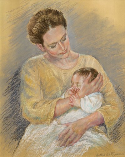 Vanessa Macdonald-Haig avec son petit-fils Toby - Anthea Durose