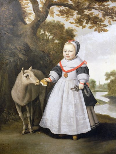 Enfant et mouton - Anthonie  Palamedesz