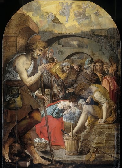 Adoration des bergers. 1560-72 - Anthonie Blocklandt