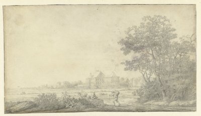 Vue de Huis ter Nieuburch, Rijswijk, vue de l