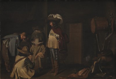 Une salle de garde - Anthonie Palamedesz.