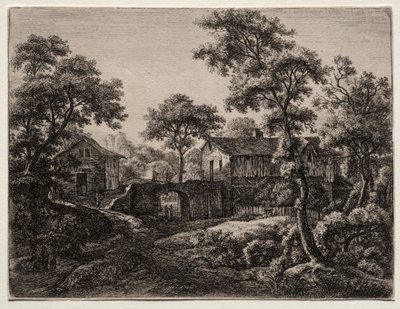 Une porte - Anthonie Waterloo