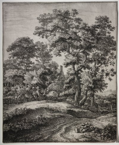 Une mère et trois enfants au repos - Anthonie Waterloo