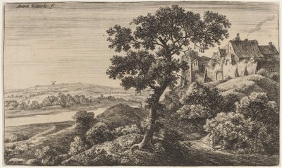 Un Village sur une Colline - Anthonie Waterloo