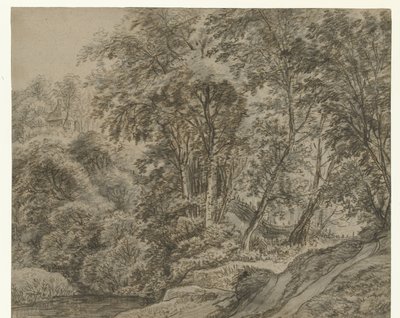 Paysage forestier près de Nimègue - Anthonie Waterloo