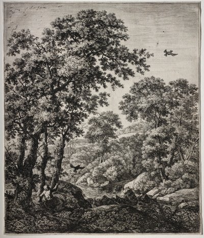 Élie nourri par les corbeaux - Anthonie Waterloo