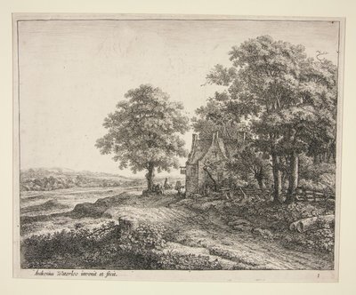 Le grand tilleul devant l - Anthonie Waterloo
