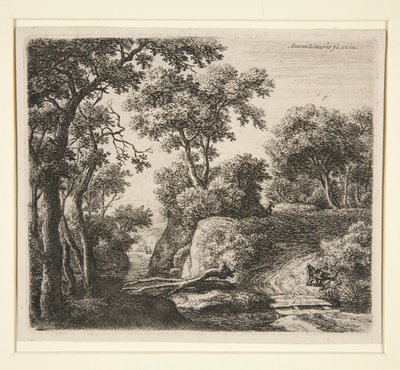 Le Pont des planches - Anthonie Waterloo