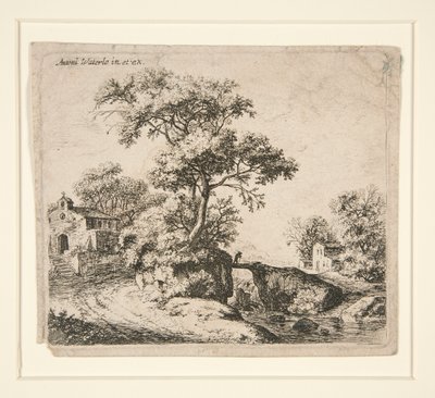 La Chapelle avec des Marches - Anthonie Waterloo
