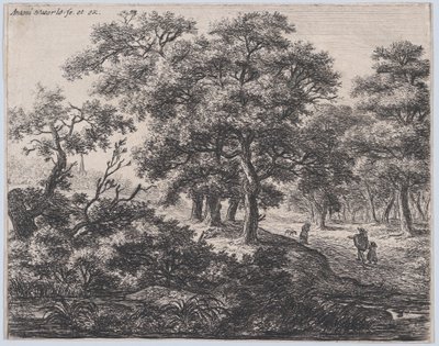 Les quatre arbres, 17e siècle - Anthonie Waterloo