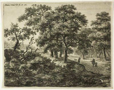 Le groupe des quatre arbres - Anthonie Waterloo
