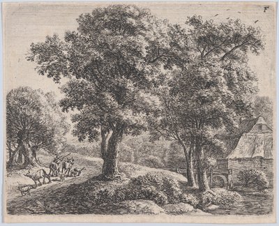 Le Berger et le Moulin - Anthonie Waterloo