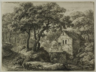 Le moulin dans le bois - Anthonie Waterloo