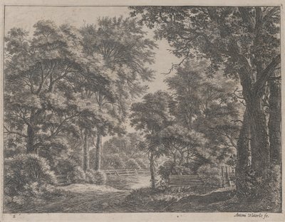 Les Bosquets Taillés, XVIIe siècle - Anthonie Waterloo
