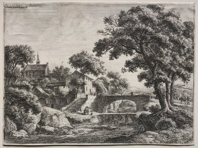 Les deux ponts - Anthonie Waterloo