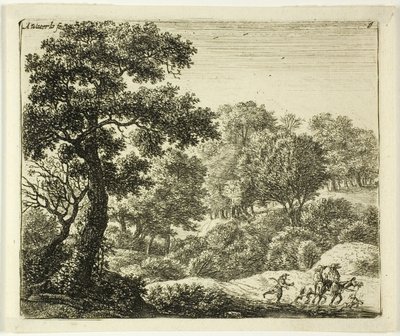 Les deux cavaliers - Anthonie Waterloo