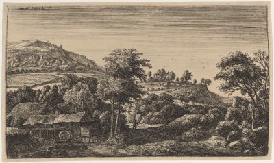 Moulin à eau au pied d