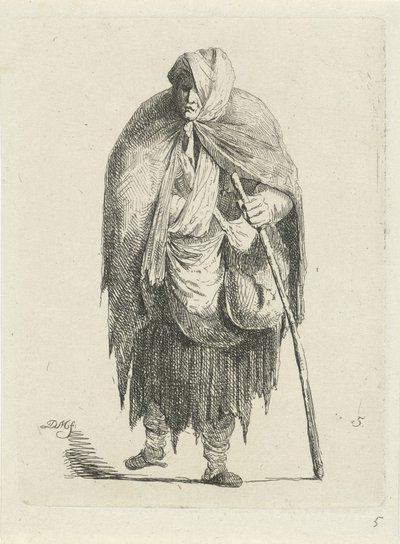 Femme en haillons - Anthonie Willem Hendrik Nolthenius de Man