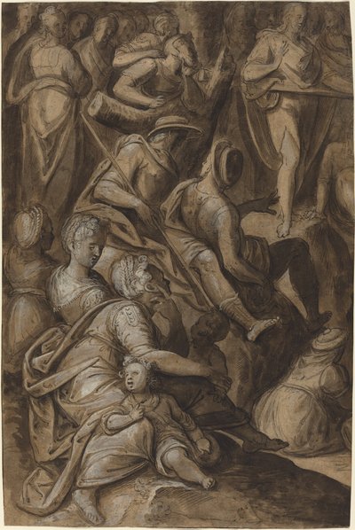 Saint Jean prêchant - Anthonie van Blocklandt