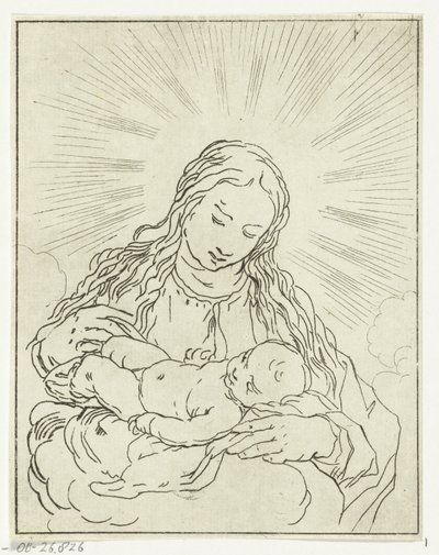 Marie avec enfant - Anthonie van den Bos