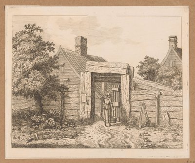 Laitière à la porte d