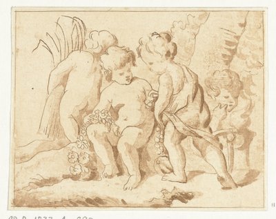 Quatre saisons représentées par quatre enfants - Anthonie van den Bos