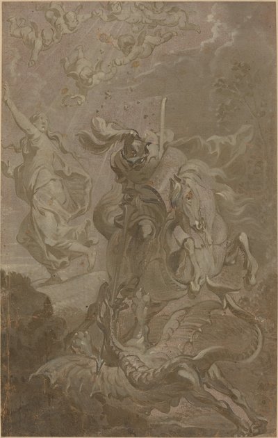 Saint Georges et le Dragon - Anthonis Sallaert