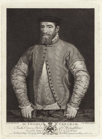 Portrait de Sir Thomas Gresham - Anthonis van Dashorst Mor